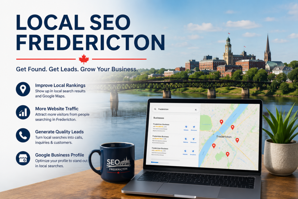 Local SEO Fredericton helping businesses improve Google rankings and generate more leads